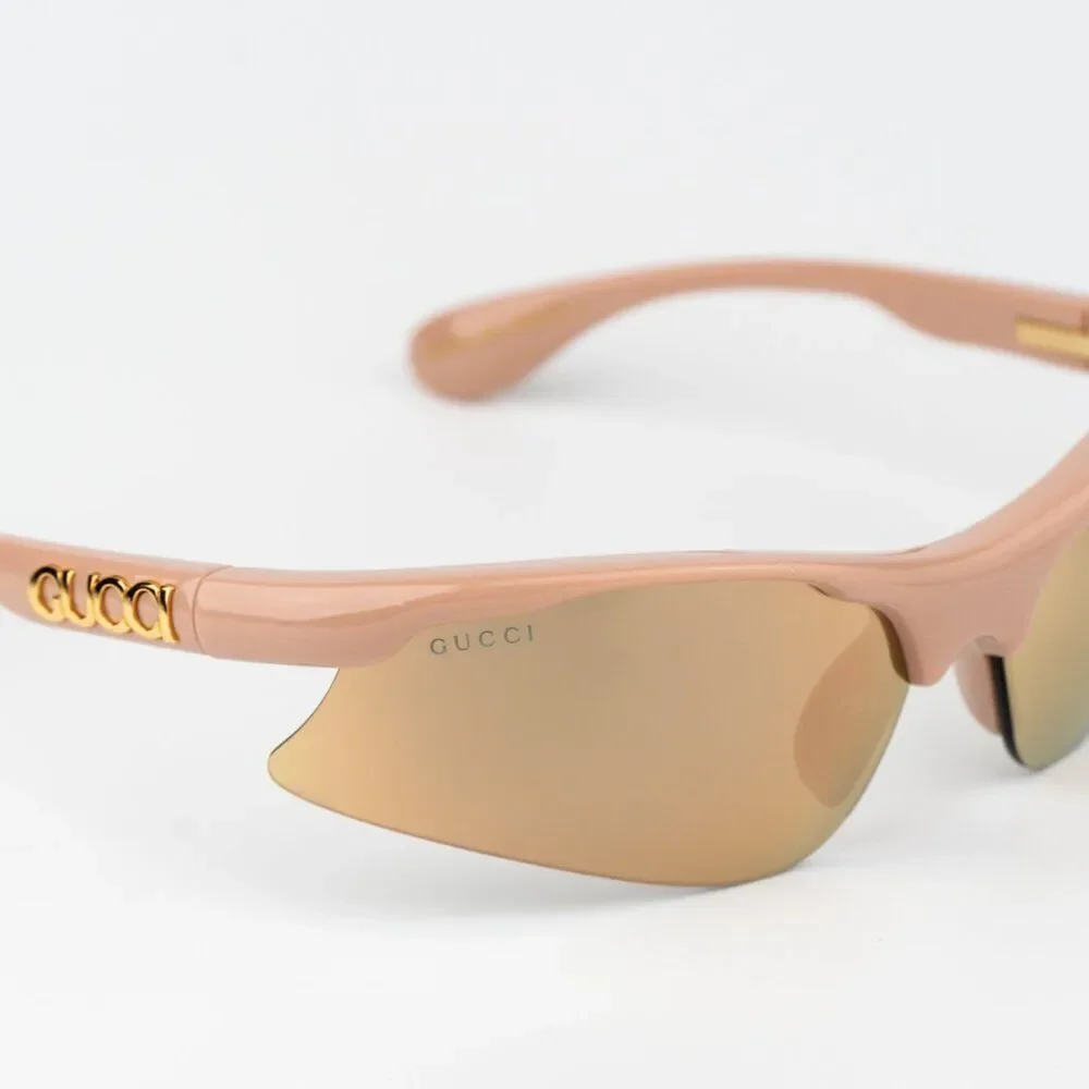 Gucci Men Sunglasses Pink Mirror Mask GG1774S 004 BRAND NEW